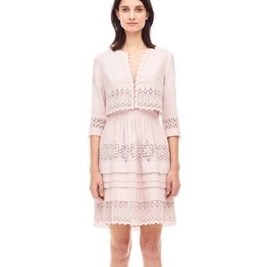 Rebecca Taylor Adeline Eyelet Embroidered Dress